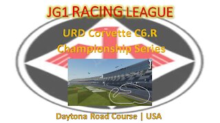 Race 1 | JG1 Racing League | URD Corvette C6.R | Daytona Road Course | USA