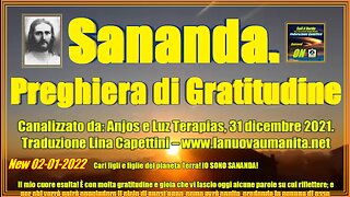 Sananda. Preghiera di Gratitudine