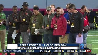 Terps hold pro day prior to NFL Draft