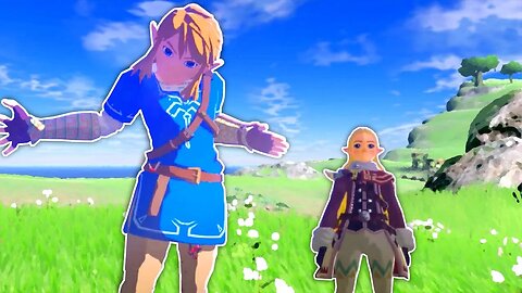 Link is HUGE & WEIRD, Zelda is TINY!