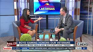 Boyd Gaming Honors Veterans with Free Meals today