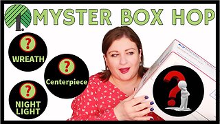 MYSTERY BOX DOLLAR TREE CHALLENGE | CENTERPIECE DIY | WREATH TUTORIAL NIGHTLIGHT HIGH END HOME DECOR