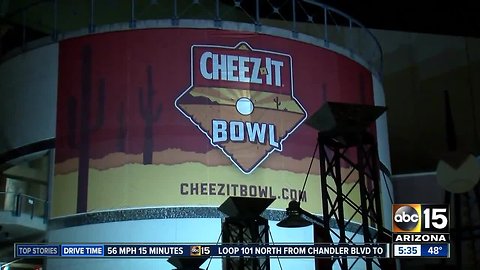 Chase Field transformed for Cheez-It Bowl