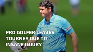 Pro Golfer Exits Tourney Due To Insane Injury