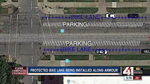 City Council approves first protected bike lanes along Armour Blvd