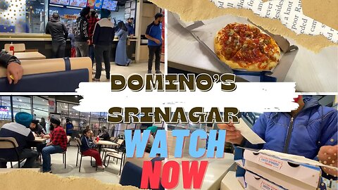 Domino’s Srinagar / A Day in the Life of one Pizza 🍕 Lovers: Domino’s Edition