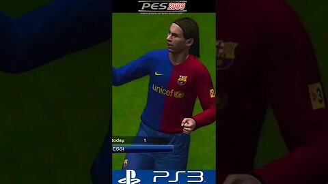 Lionel Messi Goal & Celebration - PES 2009 PS3 #shorts