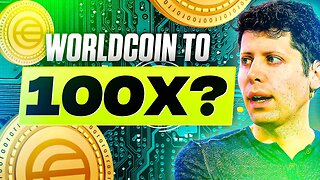 NEW AI ALTCOIN with 100X POTENTIAL?! (WORLDCOIN WLD REVIEW)