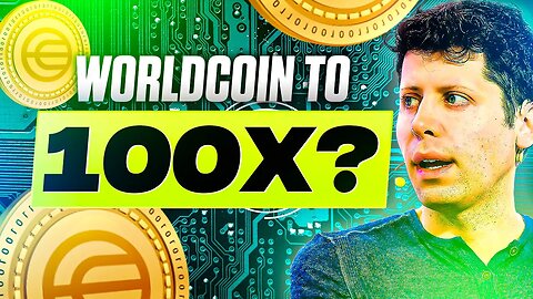 NEW AI ALTCOIN with 100X POTENTIAL?! (WORLDCOIN WLD REVIEW)