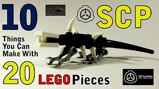 10 SCP things you can make with 20 Lego pieces Part 2