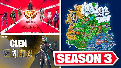 Fortnite Chapter 4 Season 3 Map - Clen Locker Bundle, Battle Pass Skins & More! (Concepts)