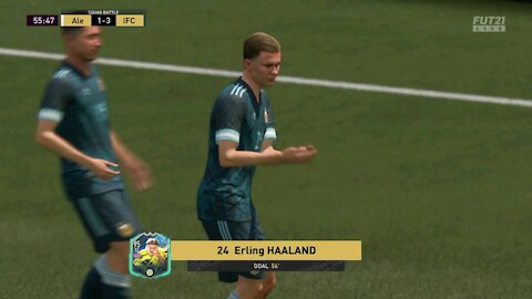 Fifa21 FUT Squad Battles - Erling Haaland debut goal for Israel FC