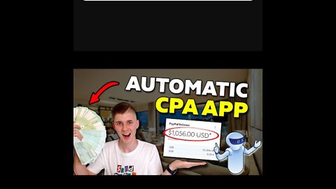 $1000 a week on autopilot with CPA App