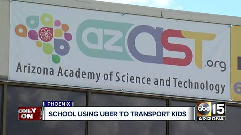 Teachers at Phoenix charter school concerned over Uber usage for student transport