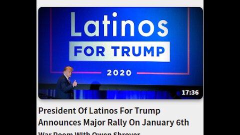 President Of Latinos For Trump- Announces Major Rally On January 6th