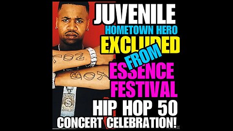 NIMH Ep #543 Juvenile upset! Essence Festival Hip Hop 50 Celebration he been excluded!!