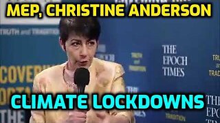 German MEP, Christine Anderson, on how 15 minute cities will be used to enforce climate lockdowns