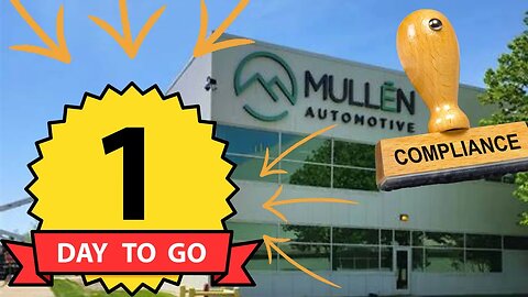 MULN Stock I CAN'T BELIEVE WE HAVE 1 MORE DAY LEFT | MULN REGAINS COMPLIANCE IN THE NASDAQ #muln