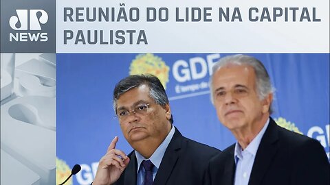Ministros Flávio Dino e José Múcio participam de almoço-debate em São Paulo