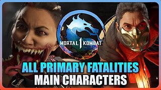Mortal Kombat 1 - All 23 Primary Fatalities (Main Characters)