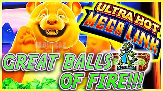 SMACKING IN THE FIREBALLS, BONUS TIME WIN! Ultra Hot Mega Link Slot