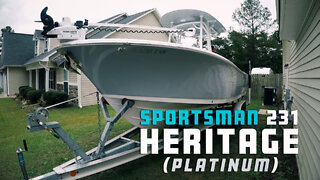 SPORTSMAN 231 Heritage Platinum Quick Walkthrough | Boat Review | Ep. 02