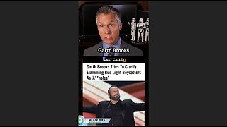 Garth Brooks Calls Bud Light Boycotters 'A--Holes'