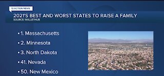 Nevada ranks 41 in worst states to raise a family