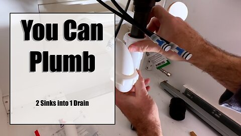 How to Plumb Two Sinks for One Drain