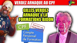 GILLES VERDEZ ARNAQUE DES JEUNES AVEC une FORMATION BIDON #booba #cpf #hanouna #tpmp #franckyvincent