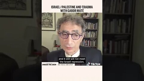 Israel/Palestine with #GaborMate. #palestine #israel #jewish #survivor