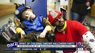 Halloween takes over Mount Washington Pediatric Hospital
