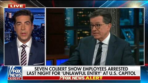 Watters: Stephen Colbert Employees Arrested For Breaching Capitol Building