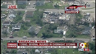 Tornadoes cause widespread damage near Dayton