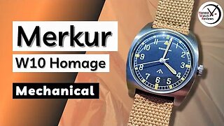 Merkur (Seizenn) W10 Homage Military Field Watch Review #HWR