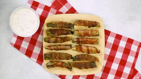 Bacon Wrapped Pickles