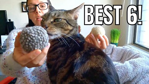 Get your LAZY cat to play with THESE natural toys
