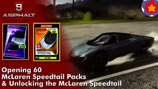 Opening 60 McLaren Speedtail Packs & Unlocking the Car | Asphalt 9: Legends for Nintendo Switch