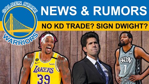 Latest Warriors News & Rumors: Bob Myers SHUTS DOWN Kevin Durant Trade + Sign Dwight Howard?