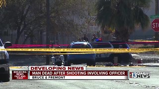 Man killed by police near downtown Las Vegas