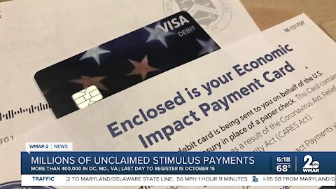 Millions of unclaimed stimulus payments
