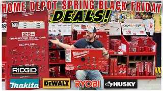 Home Depot Spring Black Friday Deals 2023!