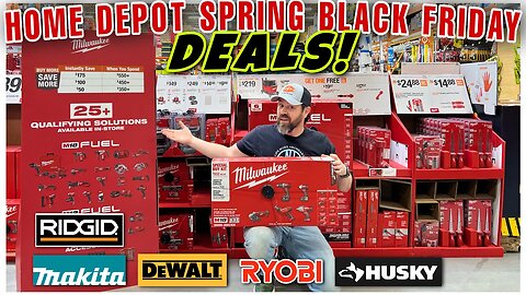 Home Depot Spring Black Friday Deals 2023!