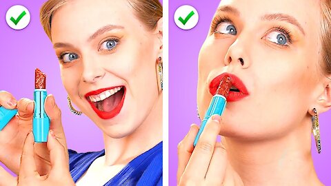 SNEAK FOOD INTO MAKEUP! 9 Ways to Sneak Food Into The Beauty Salon by Crafty Panda