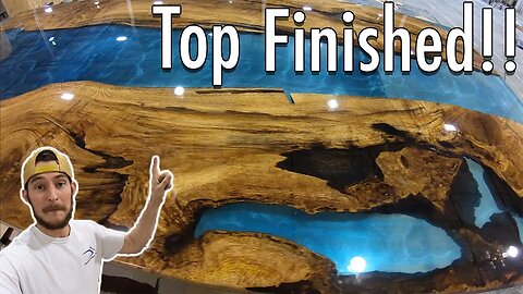 DIY Epoxy River Dining Table Part 6