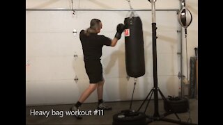 Heavy bag workout 11