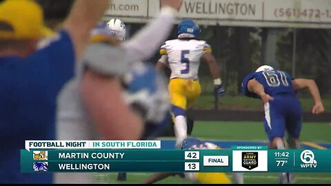 Martin County gets first win of season at Wellington