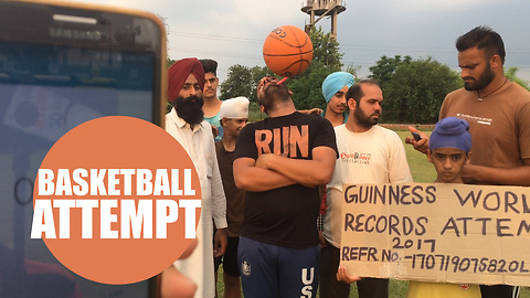 Man breaks bizarrely niche Guinness World Record for balancing a spinning basketball on a toothbrush