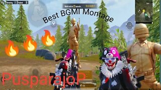 best bgmi montage 🔥🔥🔥| pushparaj😱😱#snax #jonathangaming #pubgmobile