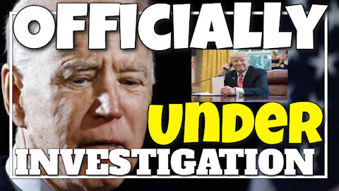 Professor Toto's Latest Class 3/24/21 - "Joe Biden is Officially Under Investigation"